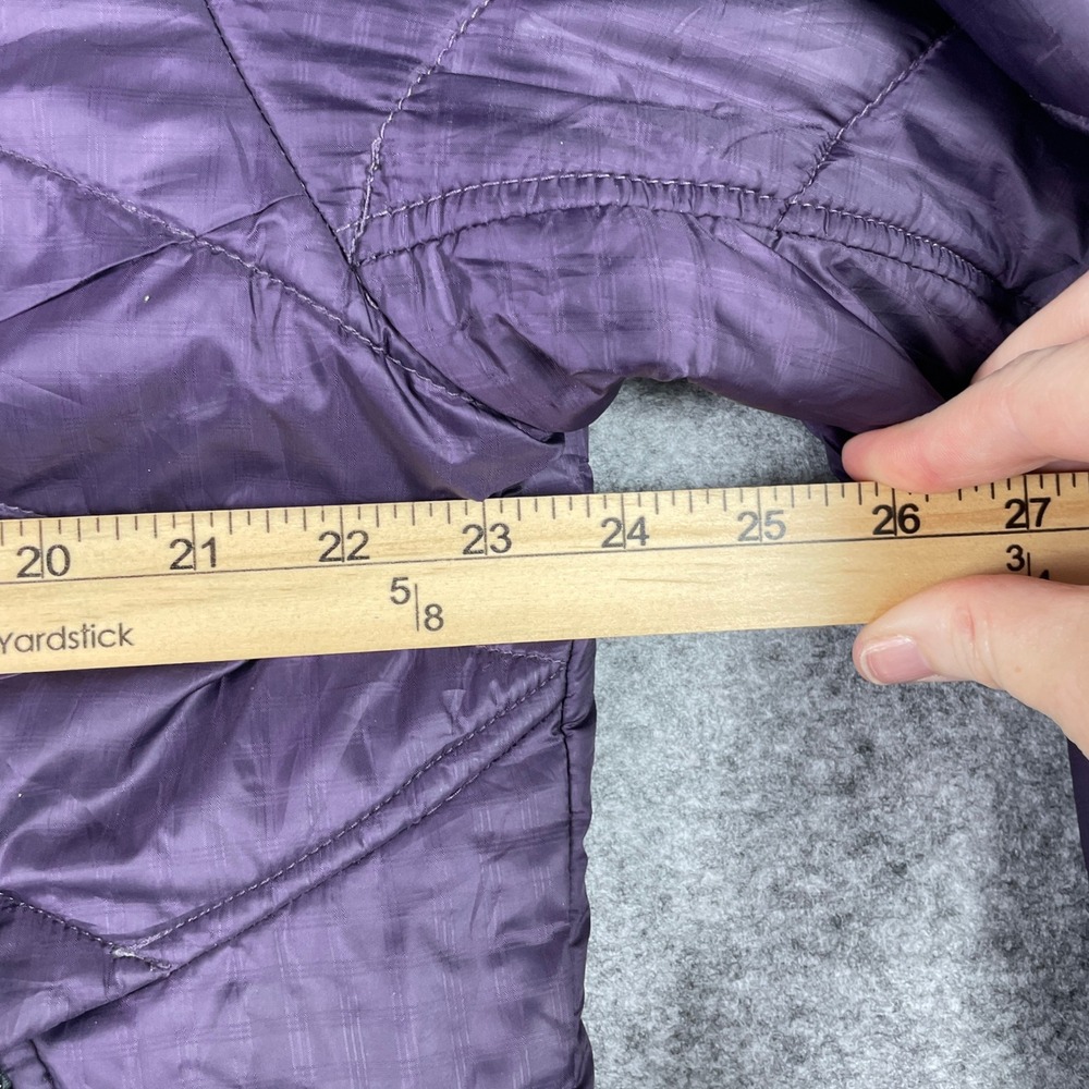Columbia Puffer Jacket Womens 1X Purple Omni-Heat Interchange Quilted Full Zip - Picture 7 of 13